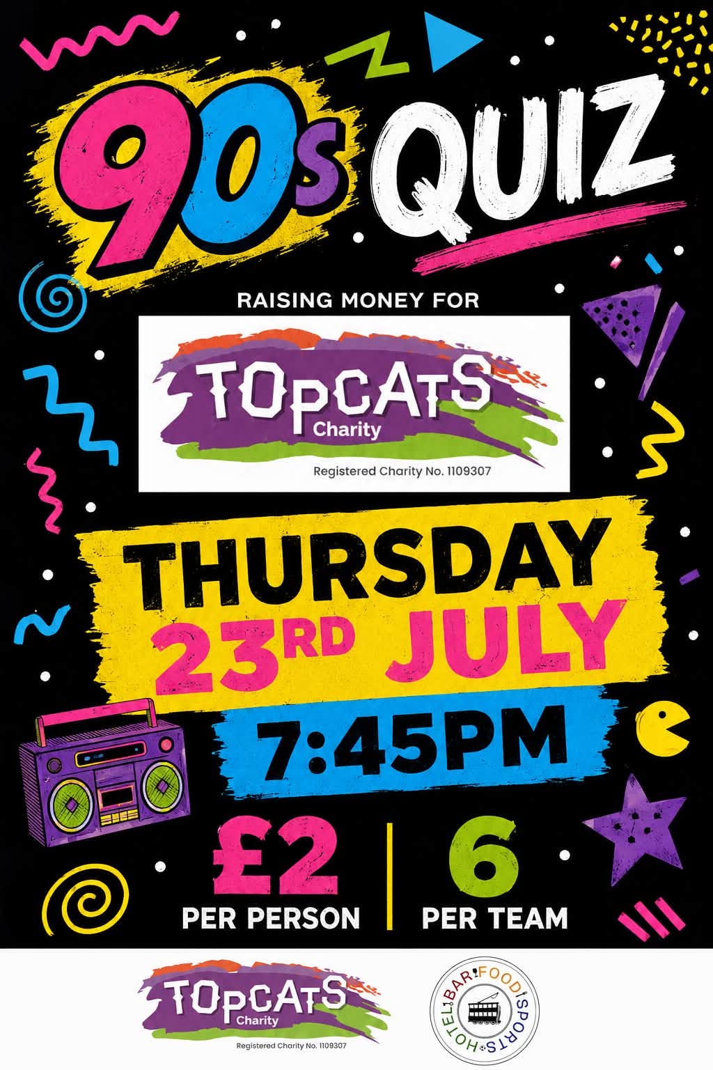 90s Quiz Night @ The Tramway Hotel!