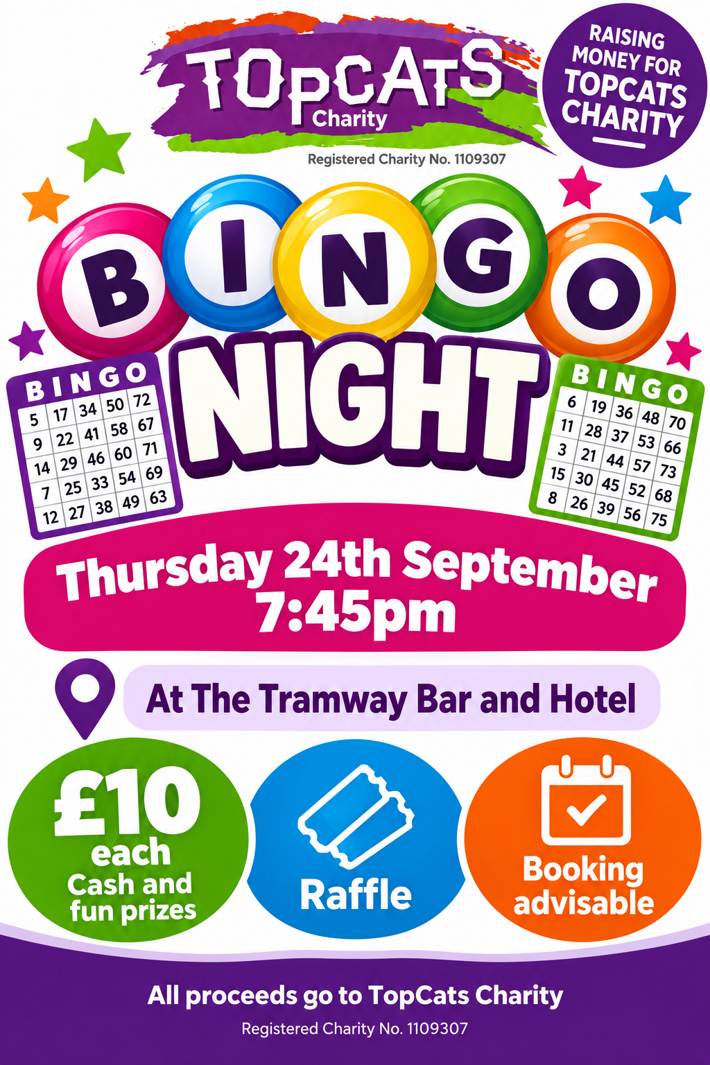 BINGO NIGHT @ The Tramway Hotel!